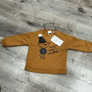 Zara Teddy Bear sweatshirt